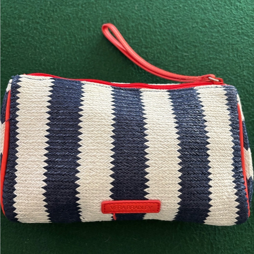 Vera Bradley Raffia nautical wristlet - Picture 5 of 6